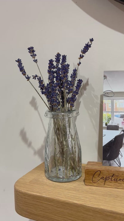 Kora Clear Glass Bud Vase | Minimalist Small Vase for Single Stems