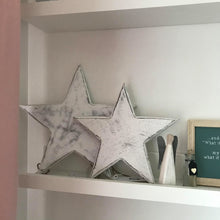 Load image into Gallery viewer, White Washed Hanging Star - 3 sizes