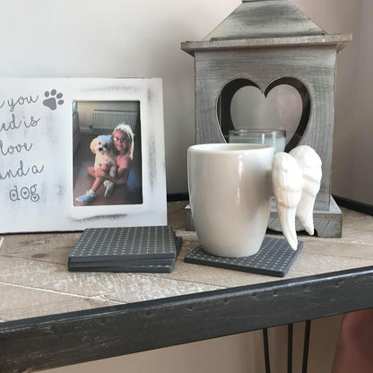 White Angel wing mug