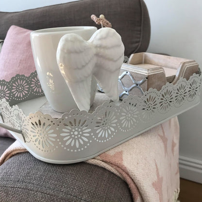 White Angel wing mug