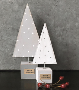 Wooden Spotted Christmas Trees