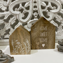 Load image into Gallery viewer, Home Sweet Home Wooden House Block