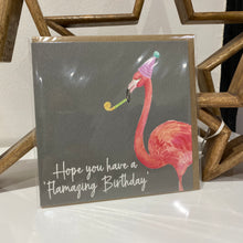 Load image into Gallery viewer, Flamazing Birthday Flamingo Birthday Card