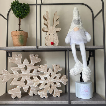 Wooden Cut Out Snowflakes