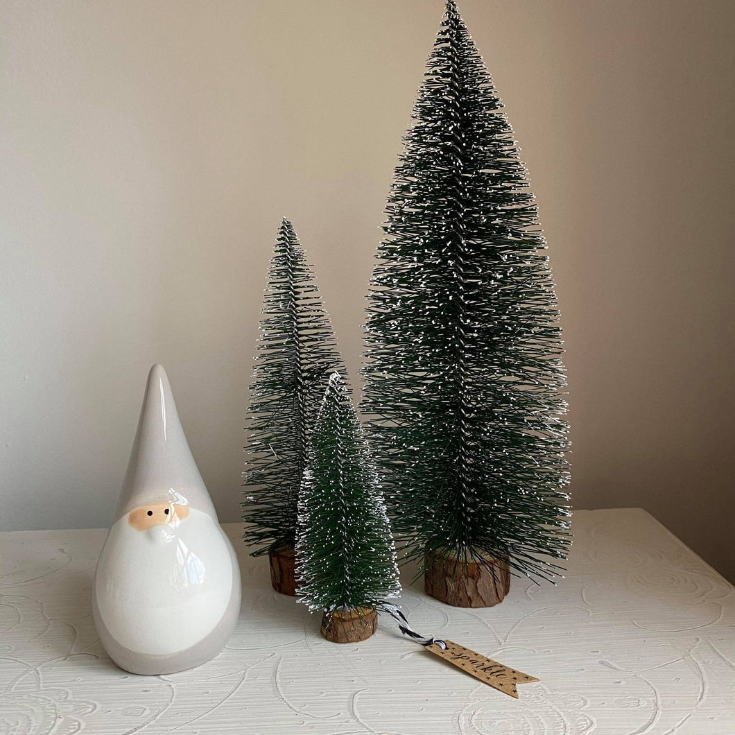Bottle Brush Trees - set of three