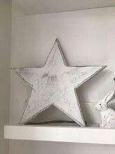 Load image into Gallery viewer, White Washed Hanging Star - 3 sizes